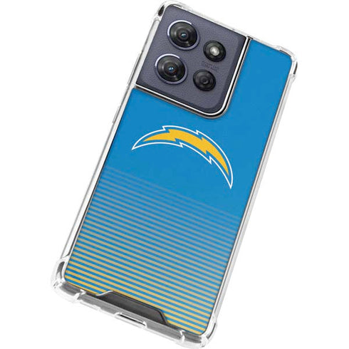 NFL Los Angeles Chargers Breakaway Moto G Play 5G (2025) Clear Case